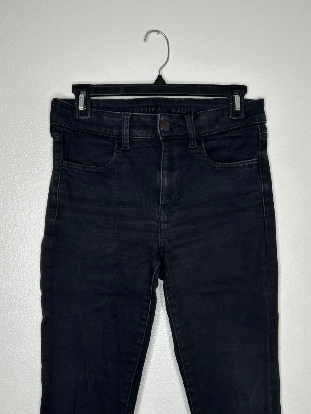 American Eagle Next Level Stretch Womens Black Jegging Jeans Size 6 - Picture 2 of 10